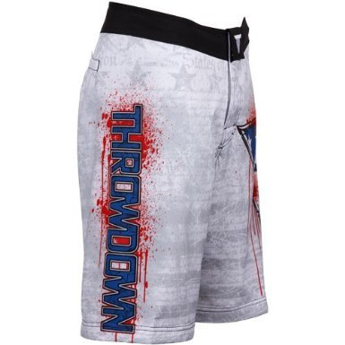 Throwdown Riot American Flag Shorts White buy